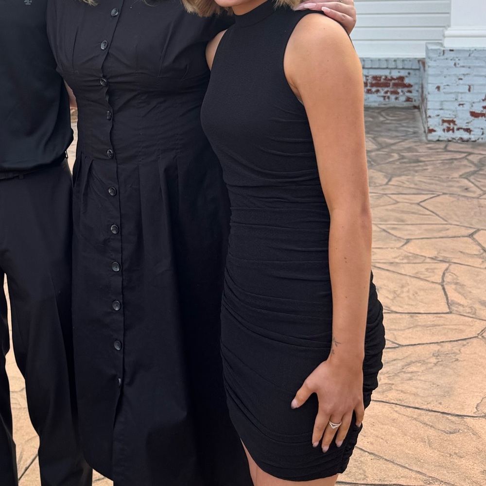 Lulus black mini dress